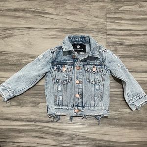 Beau Hudson baby distressed denim jacket